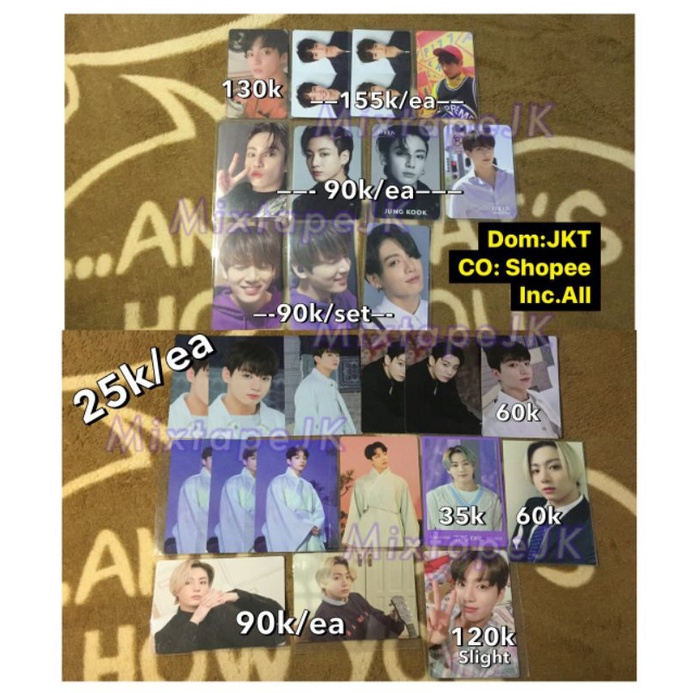 BTS - Official Merch PC MPC - Jungkook JK