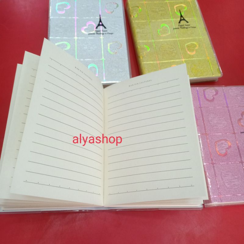 Note Book A6 Glitter