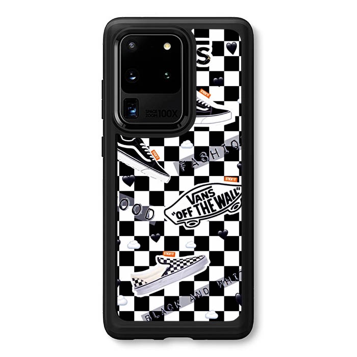 Hardcase Casing Samsung Galaxy S20 S10 S9 S8 FE Plus Ultra Lite E Vans Checkboard B0664 Case Cover