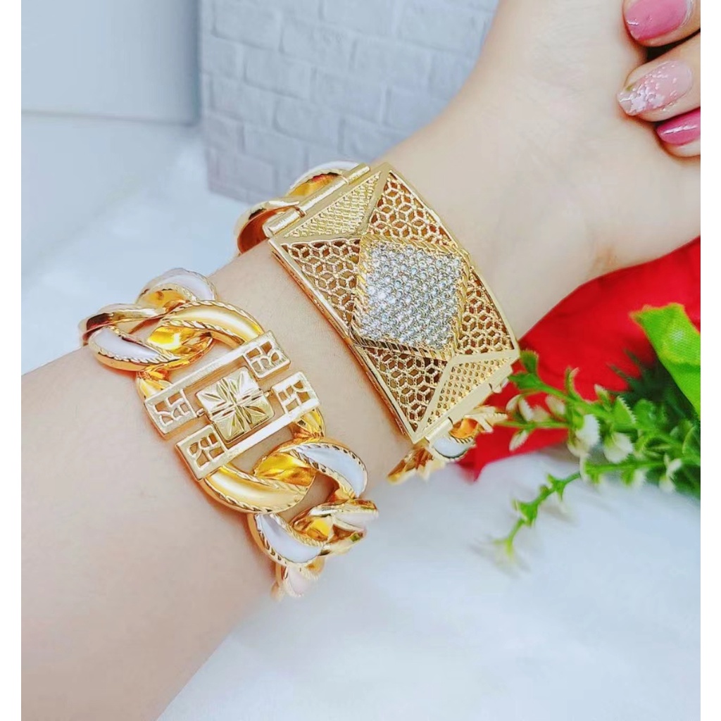 Gelang Xuping Pernmata  Rantai Kombinasi Perhiasan Fashion W0204