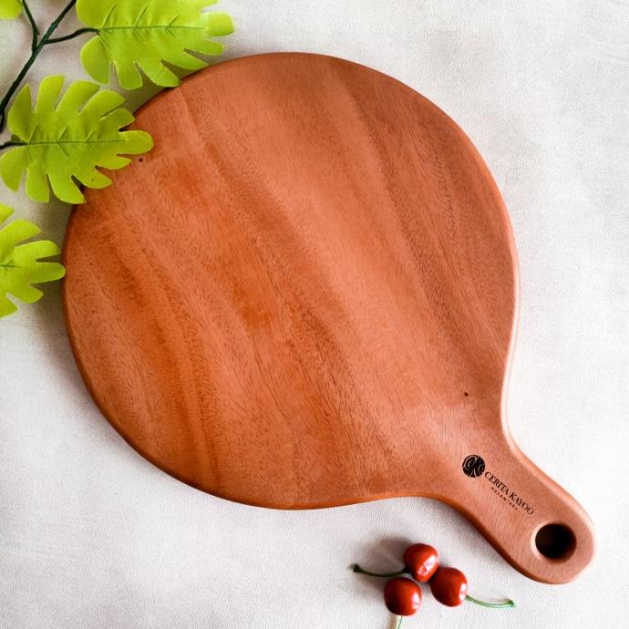 Talenan Kayu Bulat | Talenan Kayu Mahoni | Talenan Kayu Pizza