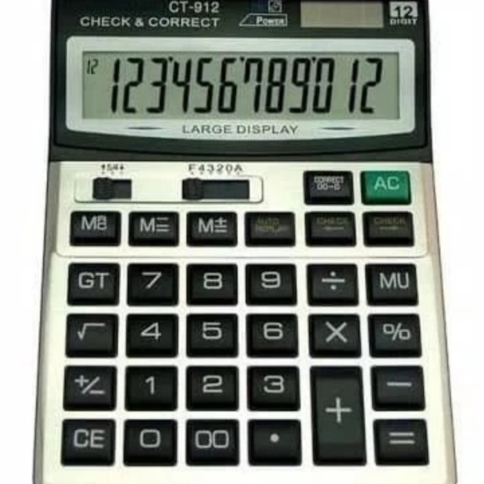 

KALKULATOR CITIZEN CT-912 BESAR 12 DIGIT CT912 #ORIGINAL