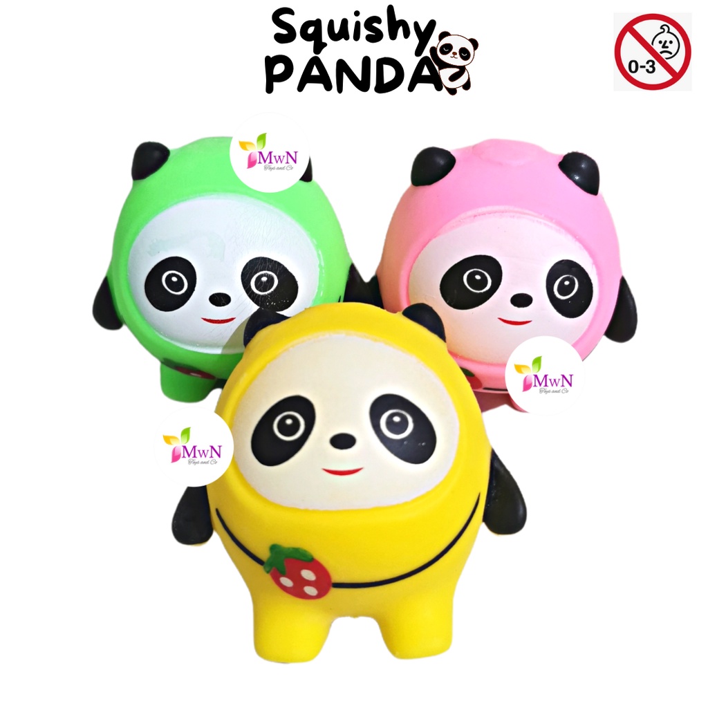 MWN Mainan Soft &amp; Squishy Bentuk Anak Panda Anti stress