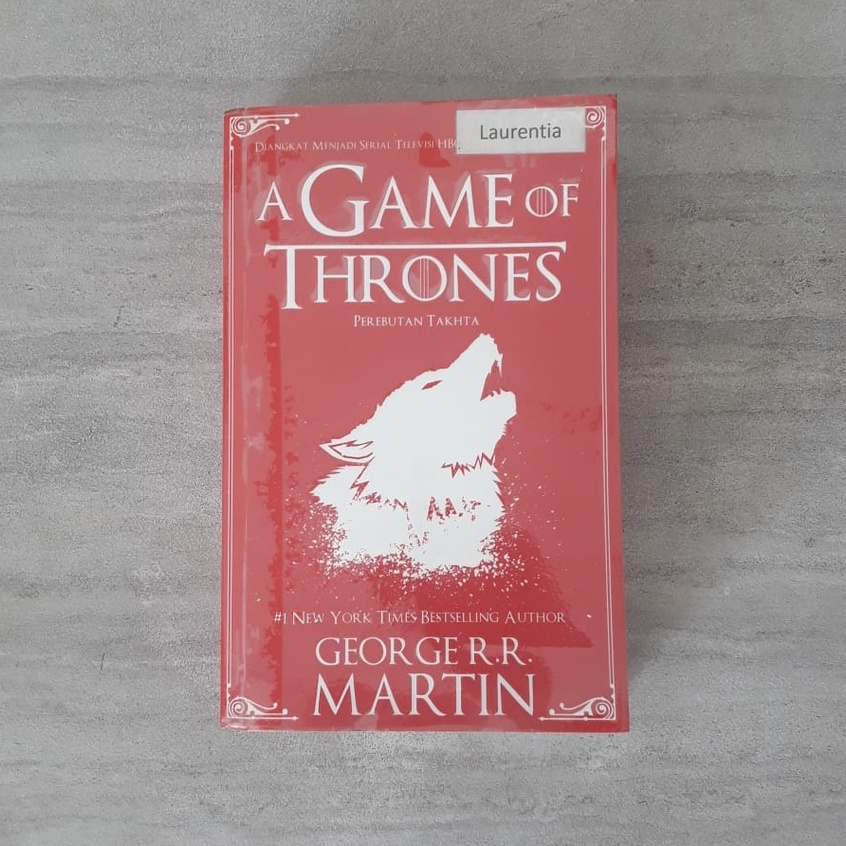 BUKU NOVEL ORIGINAL | GEORGE R.R. MARTIN | GAME OF THRONES | PRELOVED | BAHASA INDONESIA | KONDISI B