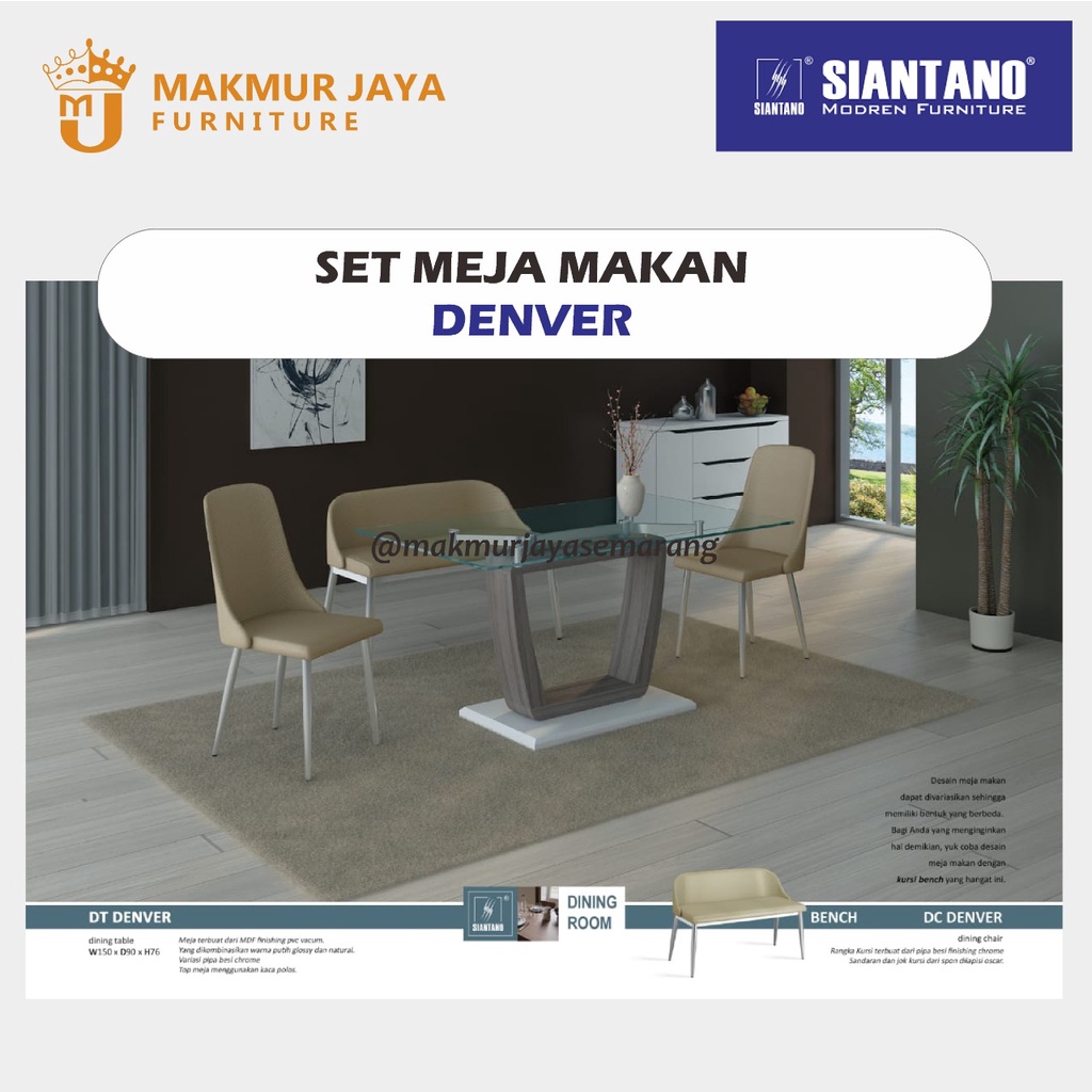 MEJA MAKAN SIANTANO DENVER