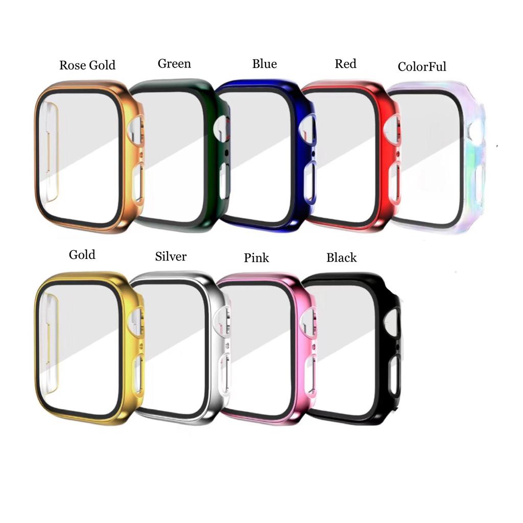 Bumper Plating Hard Case Full Screen Protector Case Apple Watch