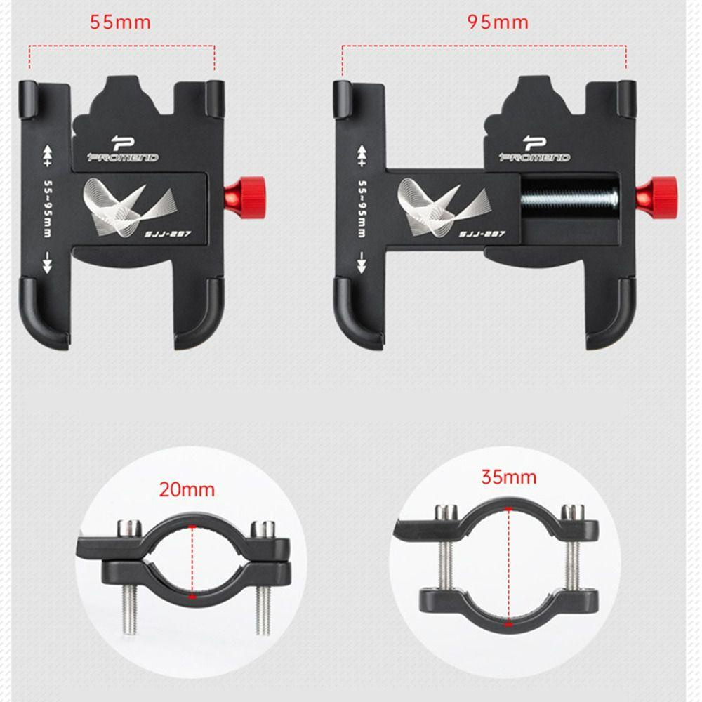 Populer Sepeda Ponsel Mount Naik Aksesoris Kuat Lengket Paduan Aluminium Adjustable Stabilizer