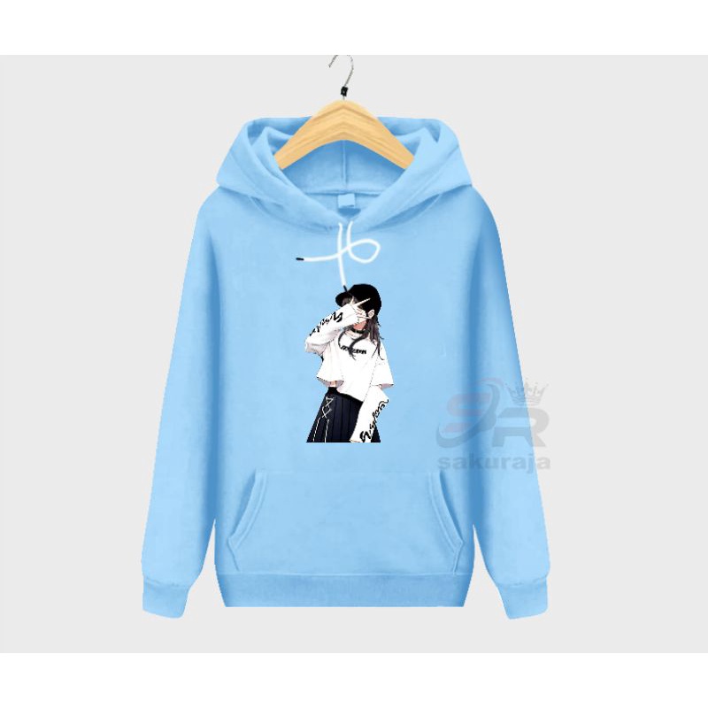 sweater hoodie  anak model Korea kekinian/umur 3-17 tahun