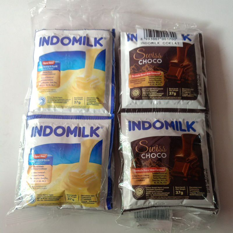 Susu kental manis indomilk 2 variant (6 sachet)