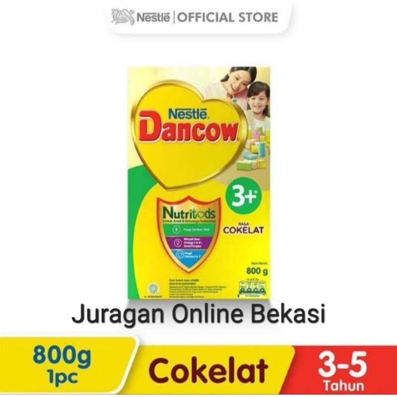Susu Pertumbuhan Nestle Dancow Rasa Coklat untuk Anak Usia 3-5 Tahun - 800 Gram