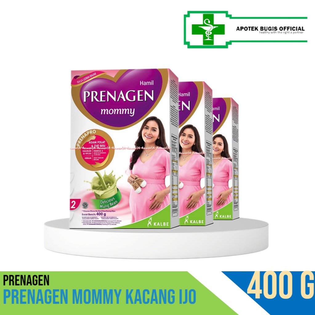 Prenagen Mommy Prenapro 400gr Rasa Kacang Hijau Ijo Susu Ibu Hamil