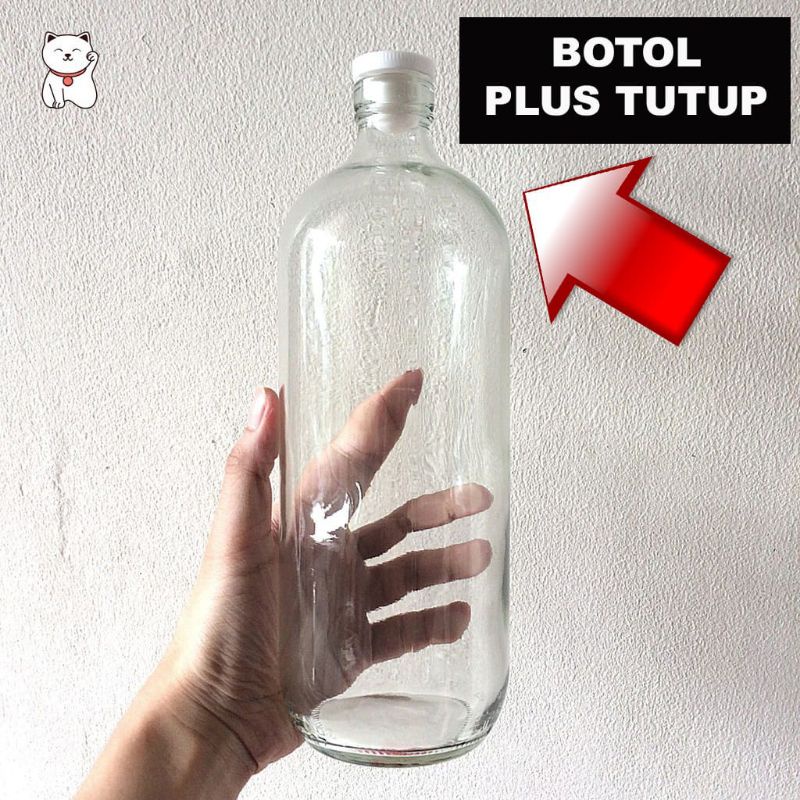 Jual Botol Bensin 1 Liter Botol Kaca 1 Liter Botol Jamu Botol