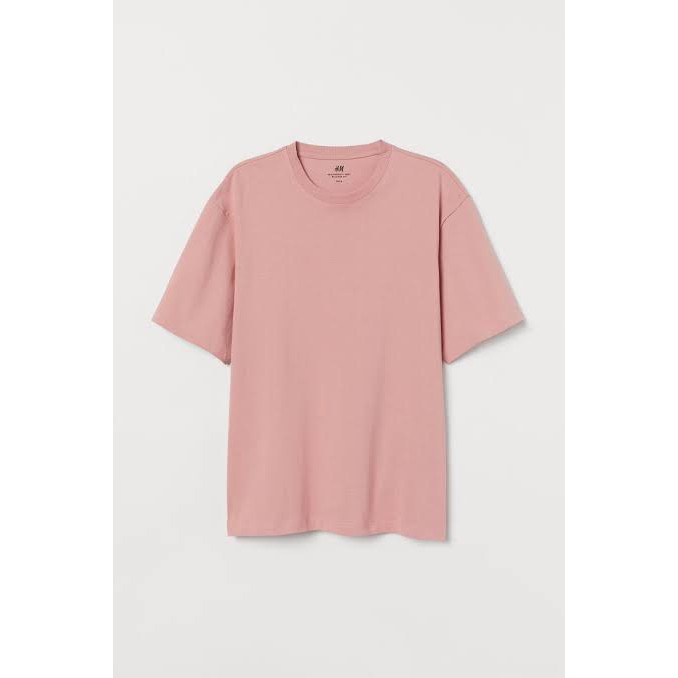 Tshirt Unisex Katun HM Fit Nyaman M-XL