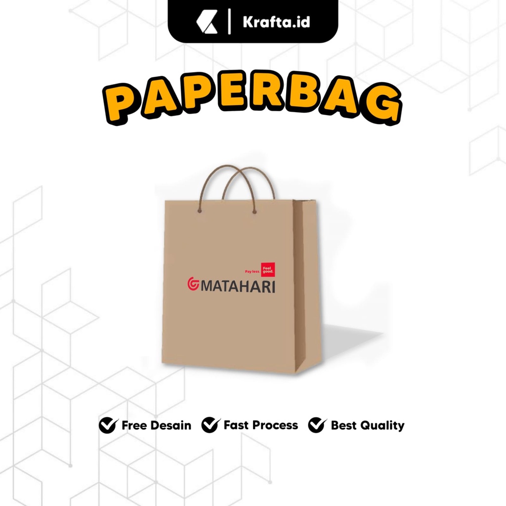 

PAPERBAG Kertas Kraft/Samson Custom Murah & Berkualitas