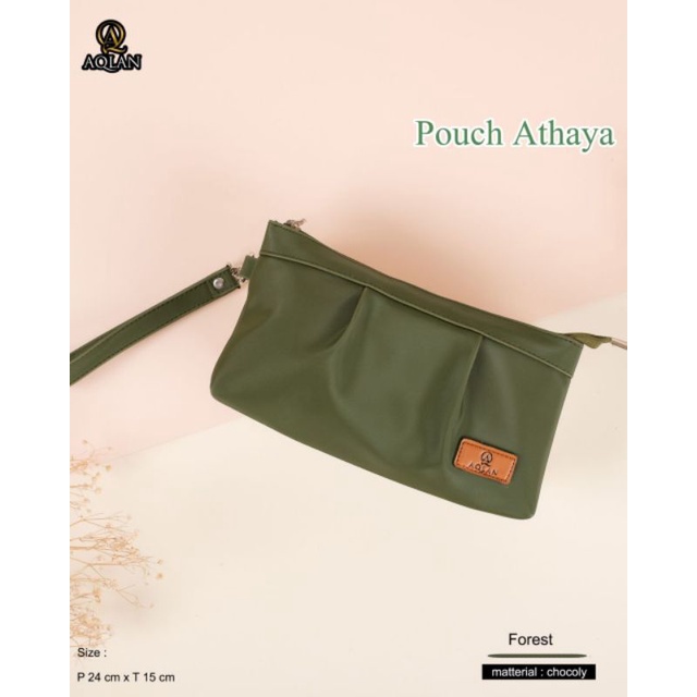 POUCH ATHAYA DOMPET HP BY AQLAN BAHAN CHOCOLY ANTI AIR WATERPROOF PREMIUM