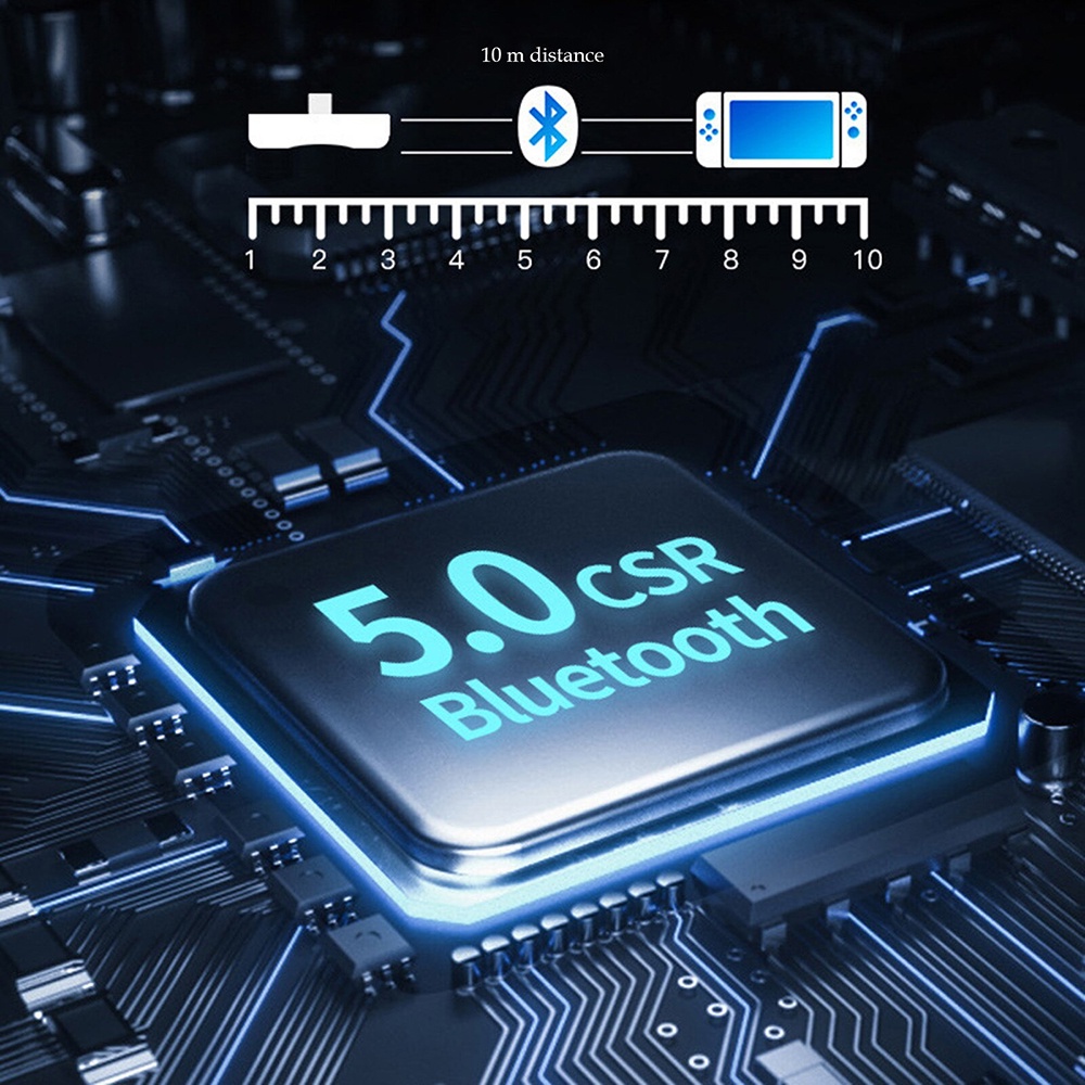 Rondaful USB Dongle Audio Bluetooth 5.0 Transmitter Adapter for Nintendo Switch - BLS-TX20