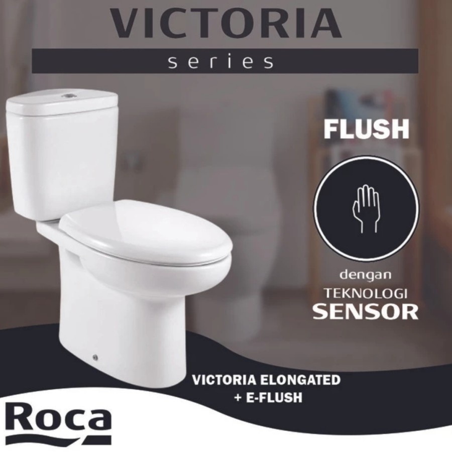 ROCA Closet Victoria Elongated Sensor Eco flush