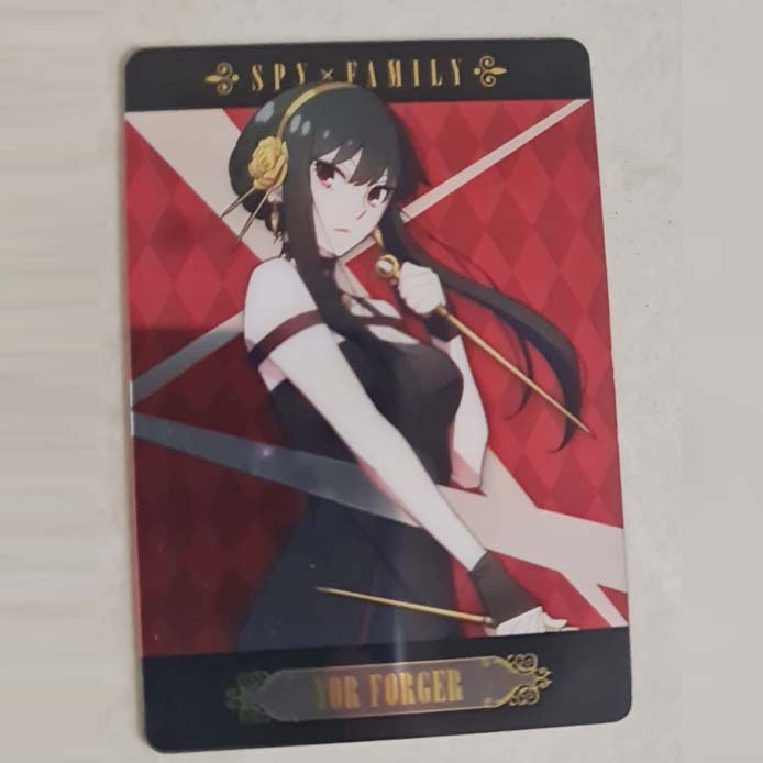 Yor Forger - Spy x Family - SpyxFamily Kartu Metal Card Bandai Jepang / Japan