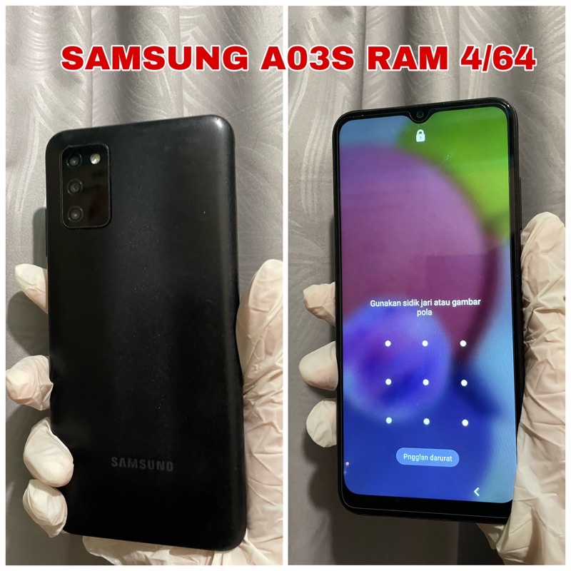 Samsung a03s ram 4