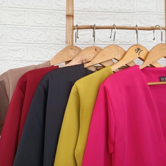 BLAZER SCUBA | NABILA OUTER SCUBA PREMIUM | BLAZER POLOS PREMIUM WANITA