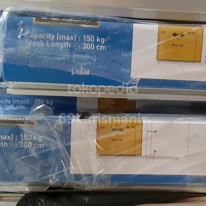 Rel Pintu Sliding Sr 6901 D6 3M 150Kg Dekkson / Sliding Rail