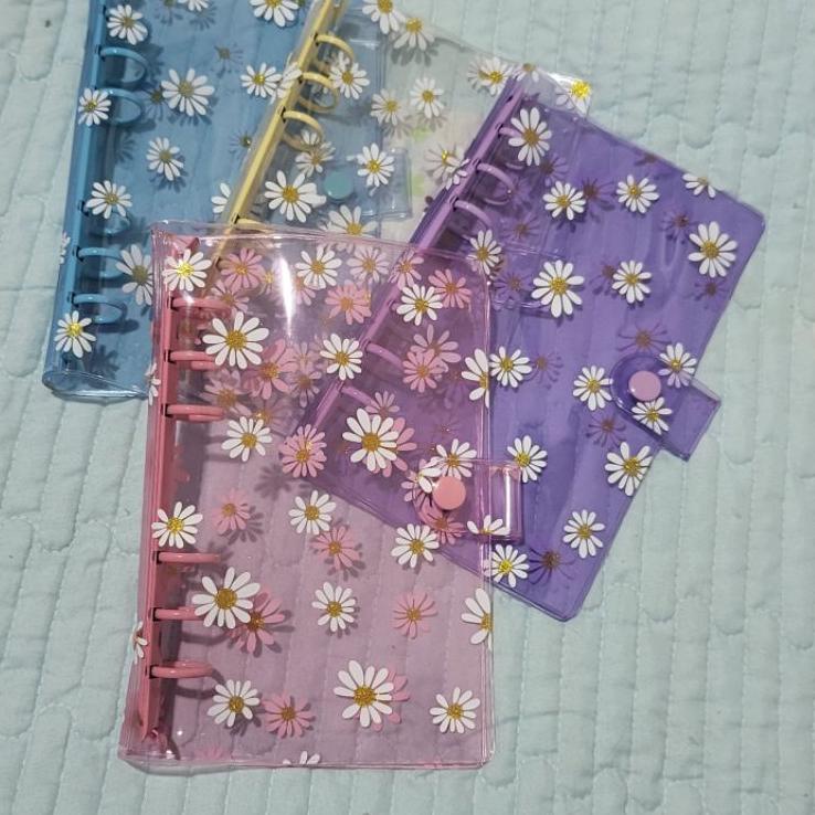 

Terlaku A5 A6 Binder Daisy Cover Ring Warna Big Print Daisy L4R!