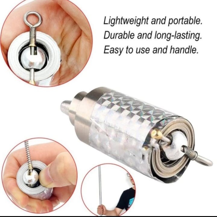 Tongkat Besi Pelindung Teleskopik untuk Perlindungan Diri