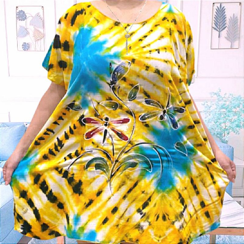 baju bali jumbo wanita baju jumbo wanita atasan big size wanita motif tiedye bahan rayon berkwalitas