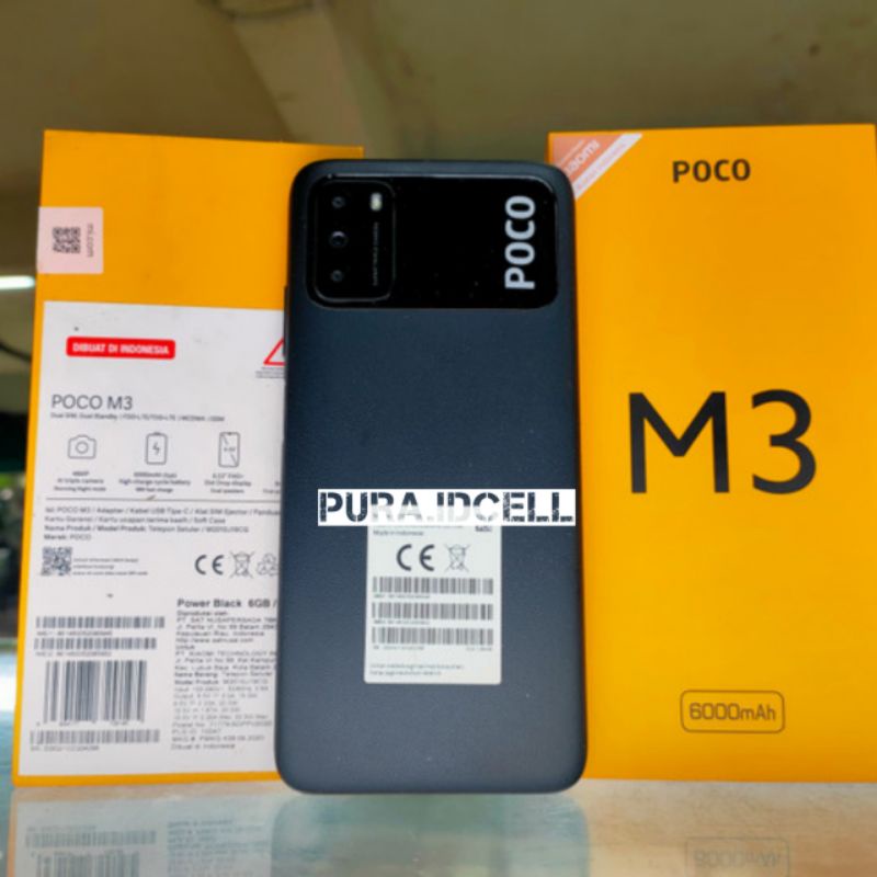 Xiaomi Poco M3 4/64 &amp; 6/128 Second Fullset Batangan