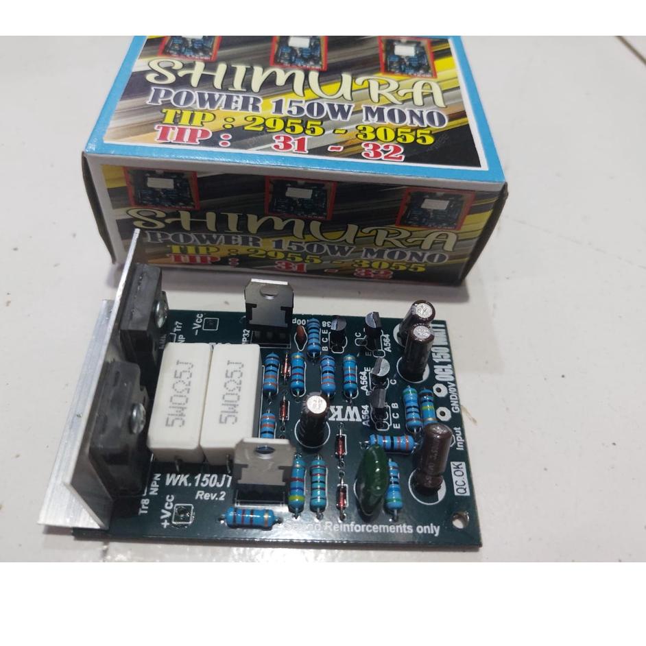 Harga Favorit Power ocl 150 watt mono + lengkap pendingin TR2955/3055