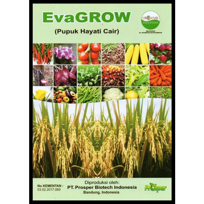 Pupuk Evagrow Cair - Bio Organic Fertilizer - Pupuk Hayati - Pupuk #Original