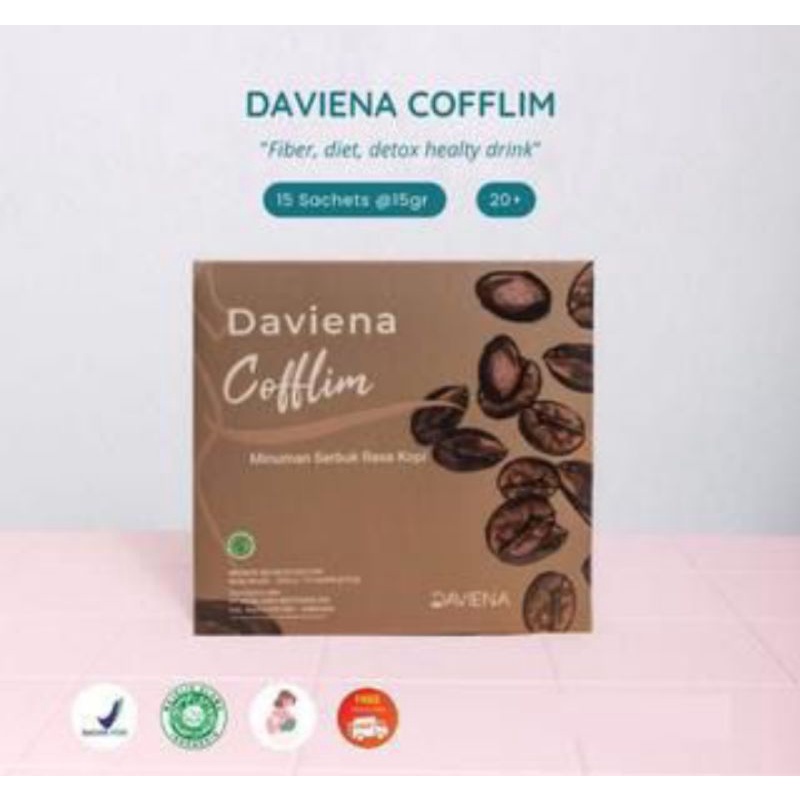 Daviena Coffe Slim Coffslim Daviena Skincare Minuman Diet Pelangsing Daviena Davienaskincareofficial