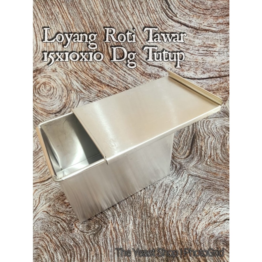 Loyang Roti Tawar 15x10x10 Dengan Tutup