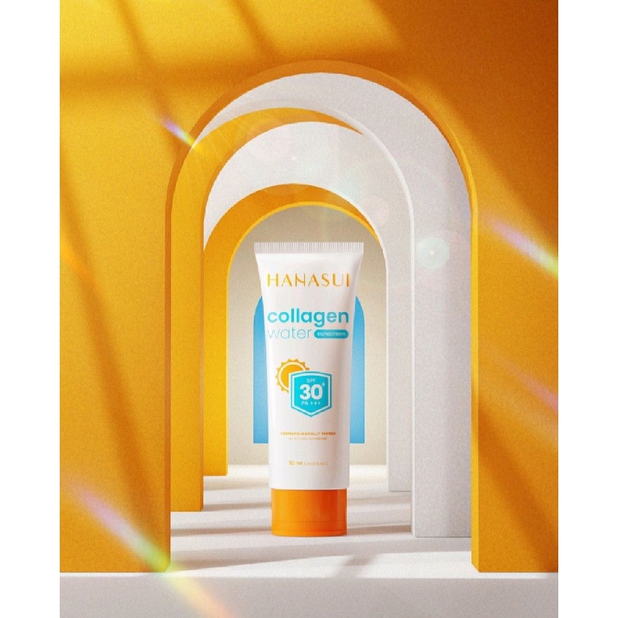 Qeila - Hanasui Collagen Water Sunscreen SPF 30 PA++++ 100% ORIGINAL
