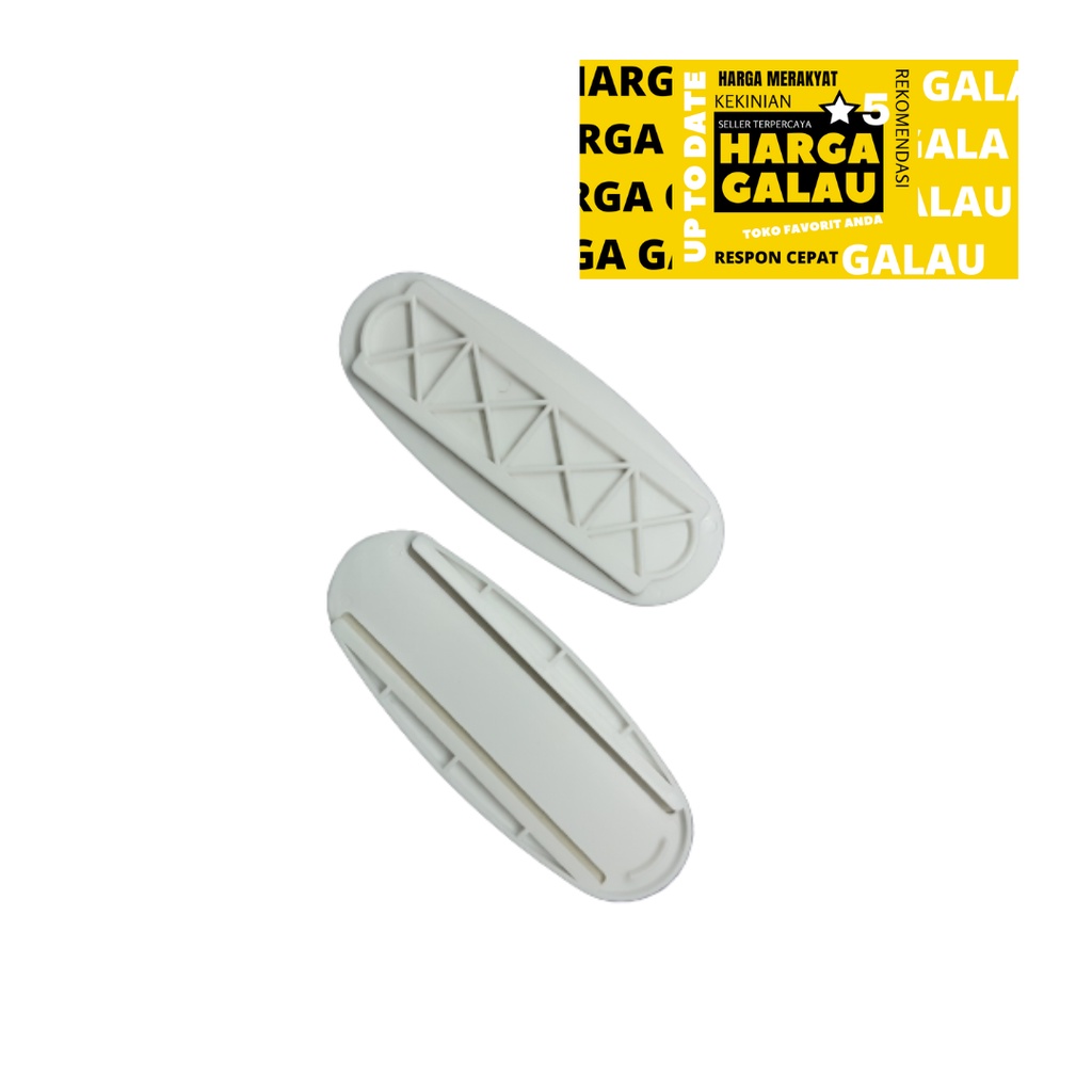 Gantungan Tempel Dinding Serbaguna 4x10cm / Holder Soket Slot dengan Lem  2 sisi multifungsi