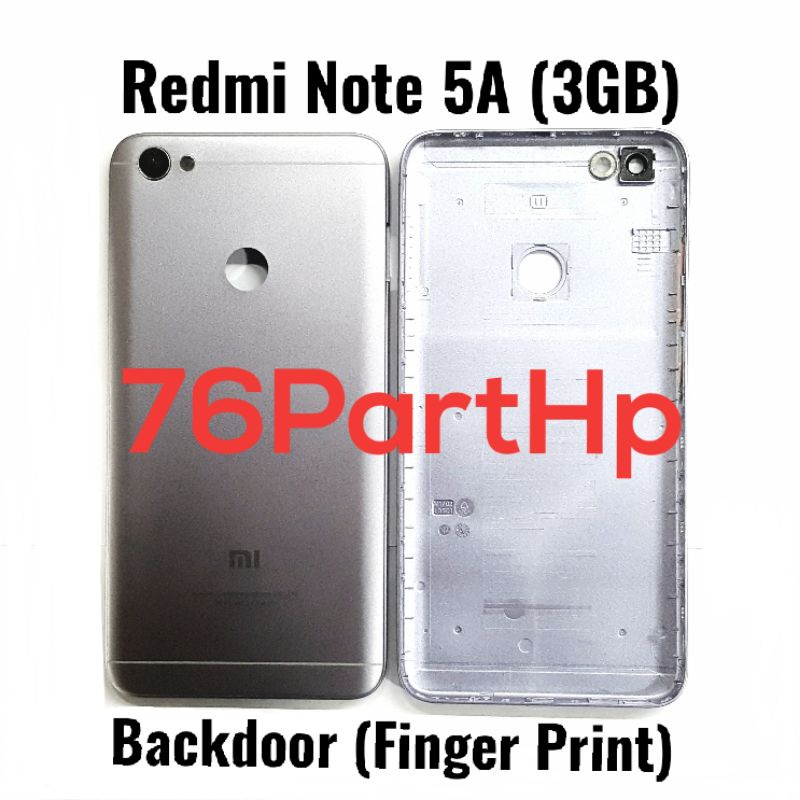 Backdoor Back Case Xiaomi Redmi Note 5A 3GB Tutup Belakang Handphone