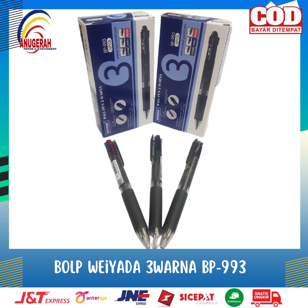 

Bolp Weiyada 3Warna BP-993 (PCS)