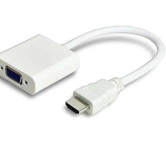 Ready Murah Converter HDMI to VGA Adapter / Kabel Colokan HDMI / Kabel Sambungan HDMI ke VGA