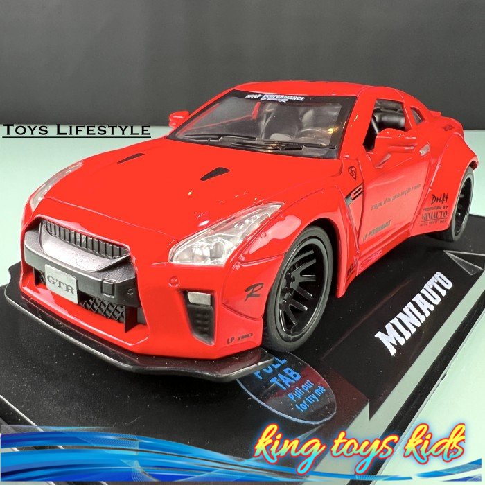 BARU / Miniauto Diecast - Nissan GT-R R35 (Merah)