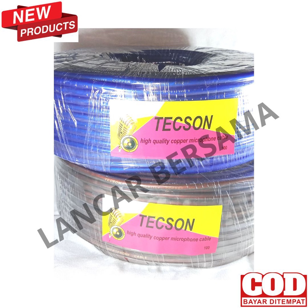 Kabel Microphone serabut tembaga murni WARNA RANDOM