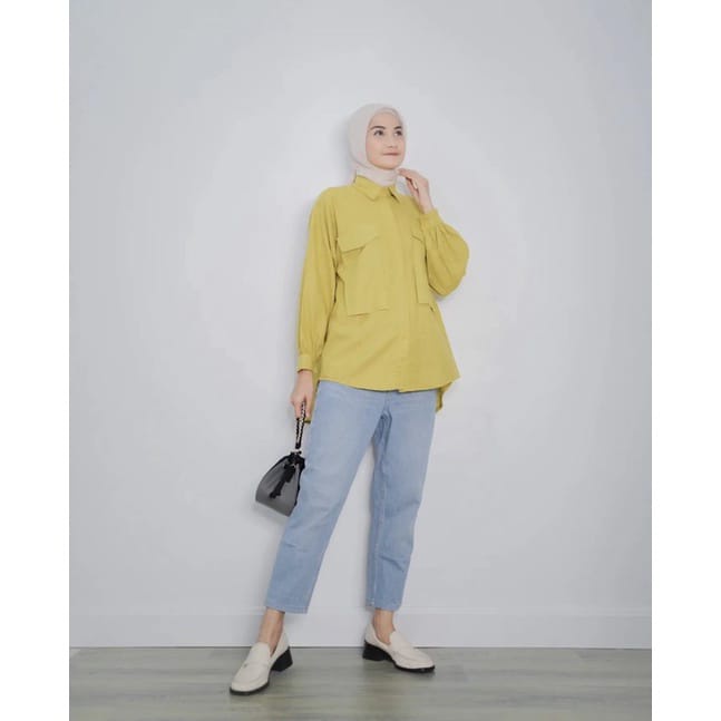 PUTRI TOP BLOUSE SHAKILA TWILL