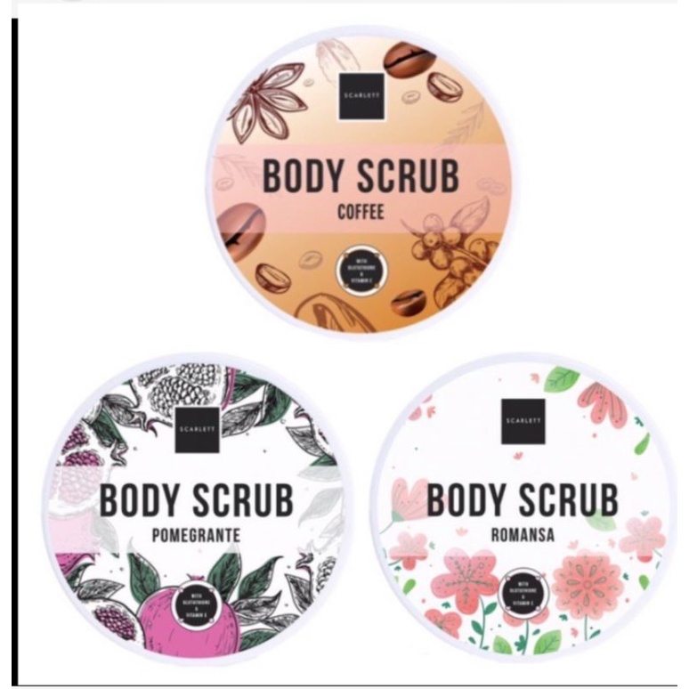 scarlett body scrub/lulur scarlett