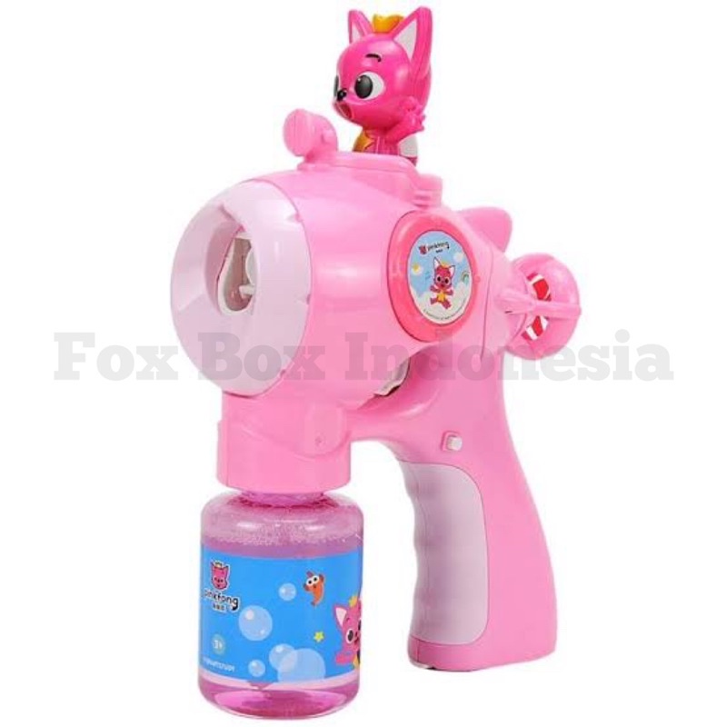 [PALING MURAH] Bubble Gun Karakter dengan Musik - Mainan Pistol Gelembung Sabun Anak - Pink Fong Baby Shark PJ Mask - Fox Box Indonesia