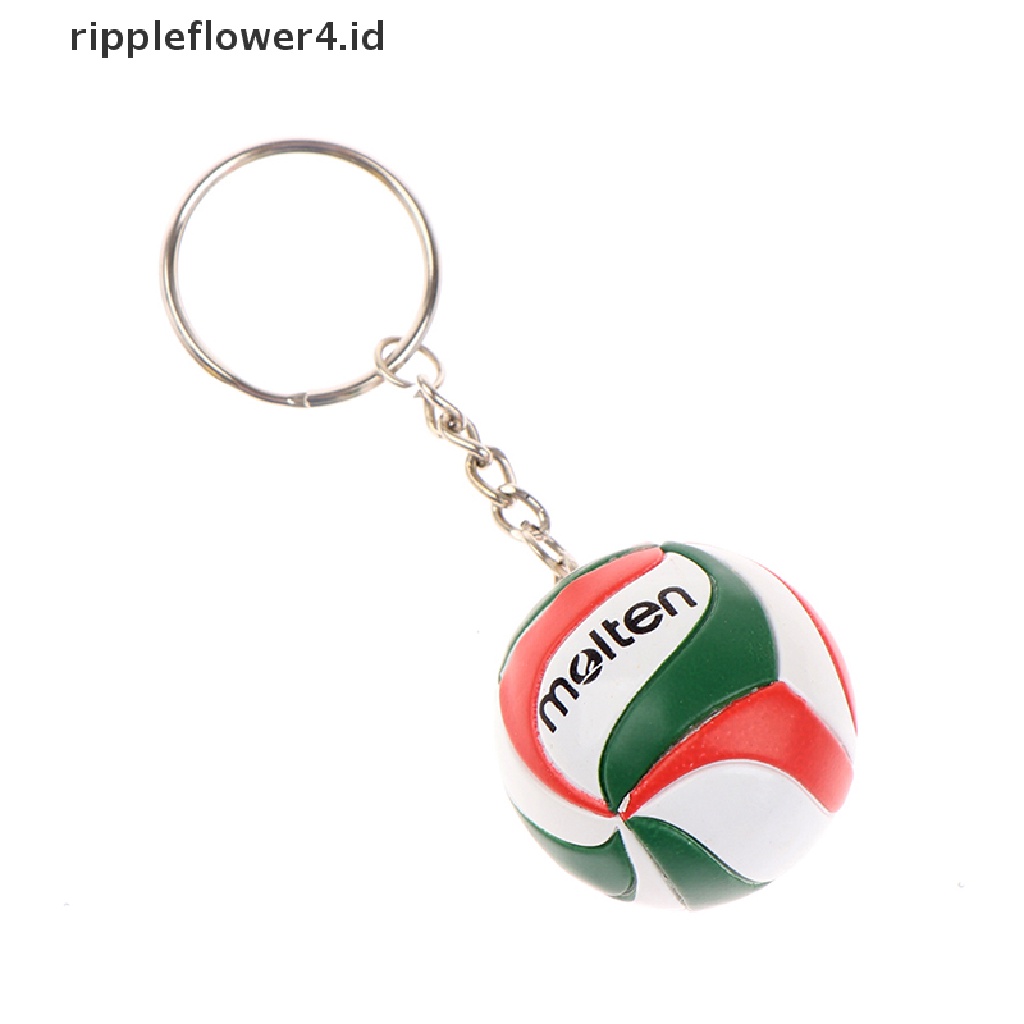 {rippleflower4.id} Gantungan Kunci Voli Ornamen Usaha Hadiah Voli Gantungan Kunci Bola Pantai Spo~