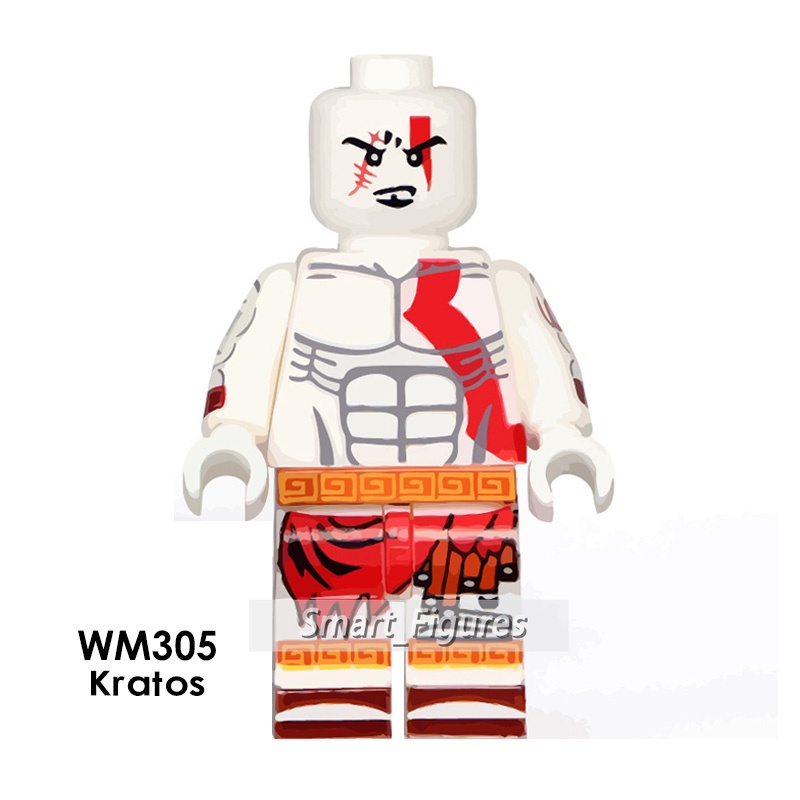 Bapak Incredible Minifigures Kratos RoboCop Michael J Scofield Godmars Puraresu Sanshirà Mini Figure Mainan Hadiah