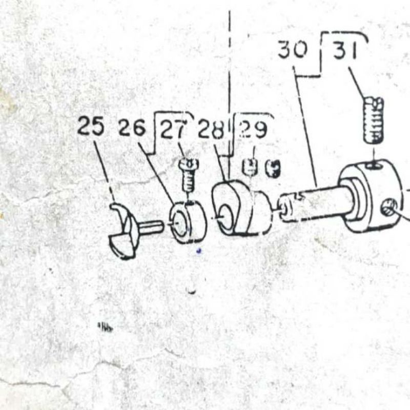 Rotary Looper Mesin Jahit Pasang Kancing Juki 372 - 373