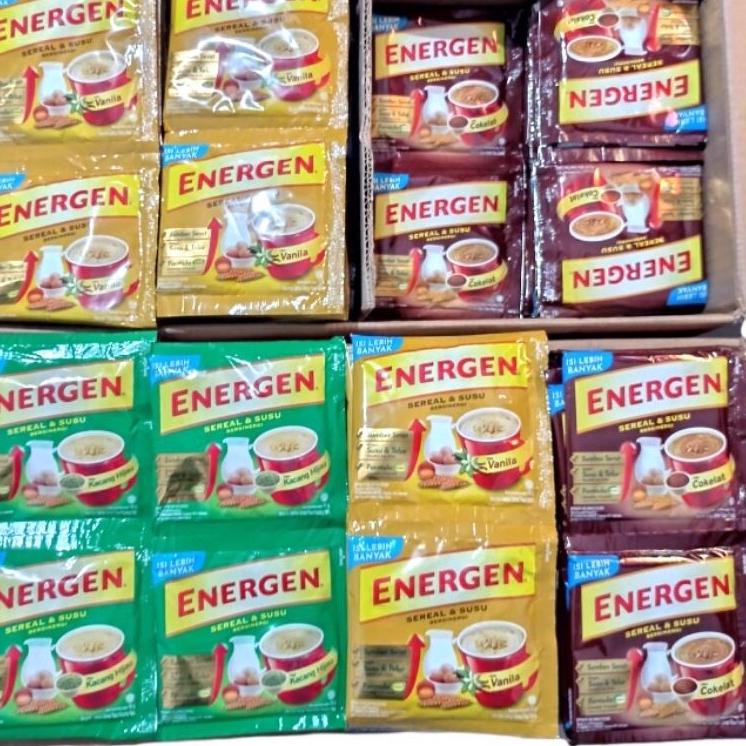 

[B-9R ✉] ENERGEN COKLAT / ENERGEN VANILA / ENERGEN KACANG HIJAU-murah