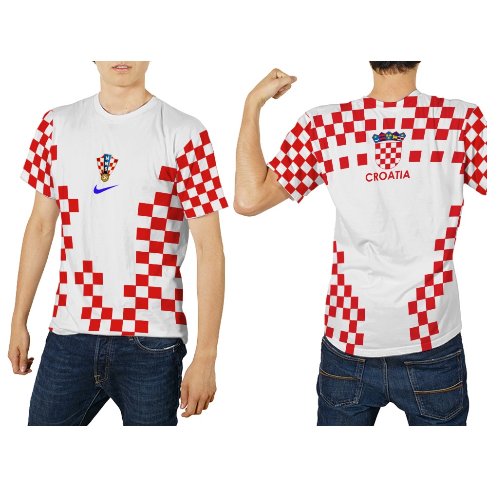 KROASIA CROATIA / Kaos baju jersey croatia kroasia piala dunia 2022