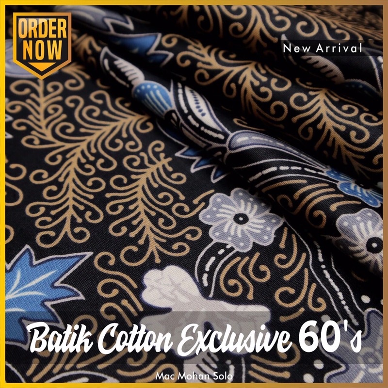 [NEW ARRIVAL] BATIK COTTON EXCLUSIVE 60’s DESIGN TERBARU BATIK KATUN SUPER HIGH QUALITY KAIN JAIK ROK KEBAYA SRIMBITAN BAJU KEMEJA TUNIK GAMIS PER 0.5M BY MACMOHAN