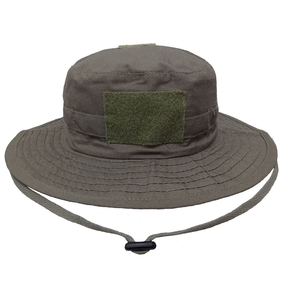 Topi Rimba Tactical Perekat Hitam, Hijau Olive, Pol PP, Brimob